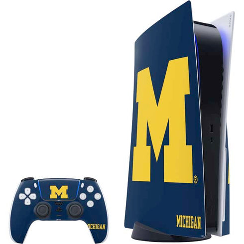 University of Michigan M Logo PS5 Bundle Skin