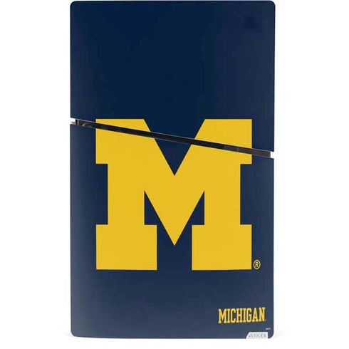 University of Michigan M Logo PS5 Slim Digital Edition Bundle Skin