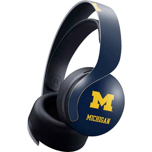 University of Michigan M Logo PULSE 3D Wireless Headset for PS5 Skin