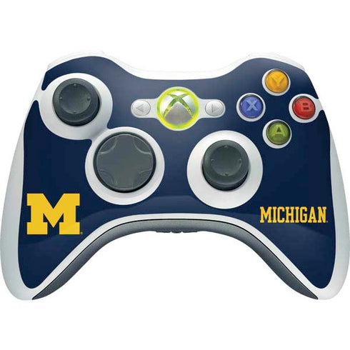 Michigan M Logo Xbox 360 Wireless Controller Skin
