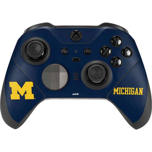University of Michigan M Logo Xbox Elite Wireless Controller Series 2 Skin
