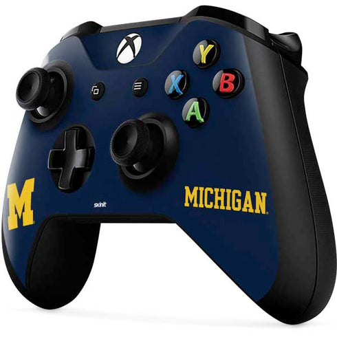 Michigan M Logo Xbox One X Controller Skin