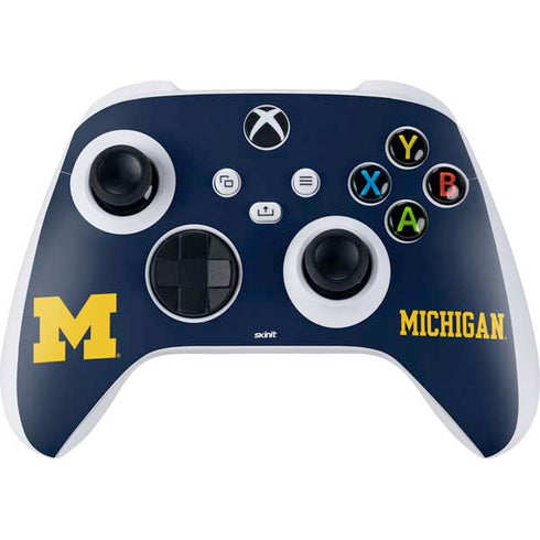 University of Michigan M Logo Xbox Series S Controller Skin