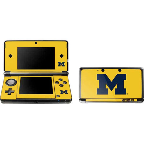 Michigan M Logo Yellow 3DS (2011) Skin