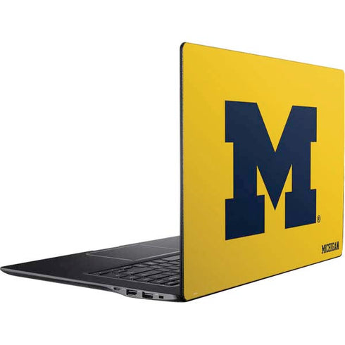 Michigan M Logo Yellow Ativ Book 9 (15.6in 2014) Skin