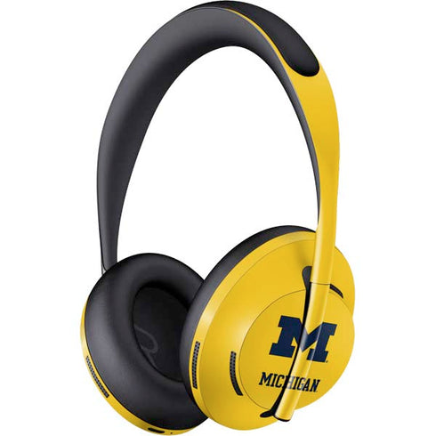 University of Michigan M Logo Yellow Bose Noise Cancelling Headphones 700 Skin