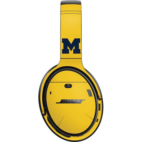 Michigan M Logo Yellow Bose QuietComfort 35 II Headphones Skin
