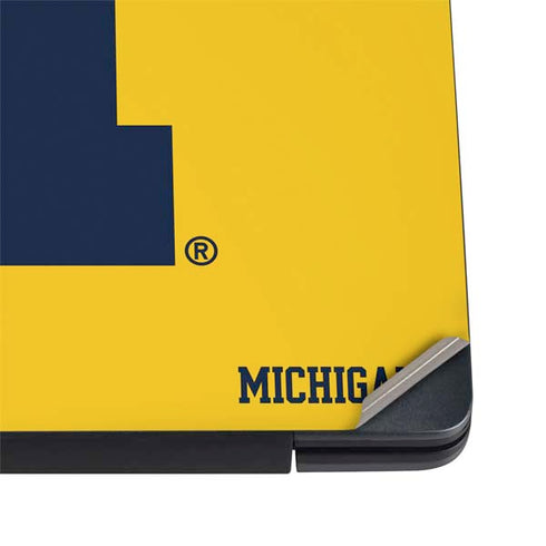 University of Michigan M Logo Yellow Dell Vostro Skin