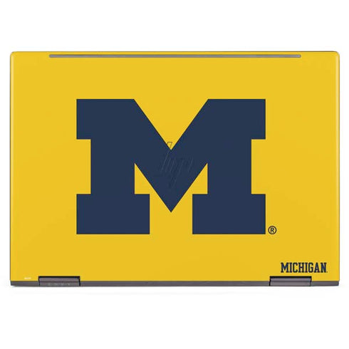 University of Michigan M Logo Yellow HP Envy Skin
