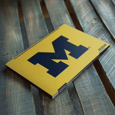 University of Michigan M Logo Yellow HP Envy Skin