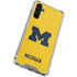 University of Michigan M Logo Yellow Galaxy A54 5G Clear Case