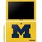 Michigan M Logo Yellow Galaxy Book 12in Skin