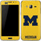 Michigan M Logo Yellow Galaxy J3 Skin