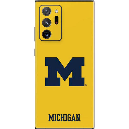 University of Michigan M Logo Yellow Galaxy Note20 Ultra 5G Skin