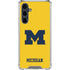 University of Michigan M Logo Yellow Galaxy S23 FE Clear Case