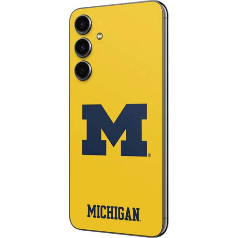 University of Michigan M Logo Yellow Galaxy S23 FE Skin