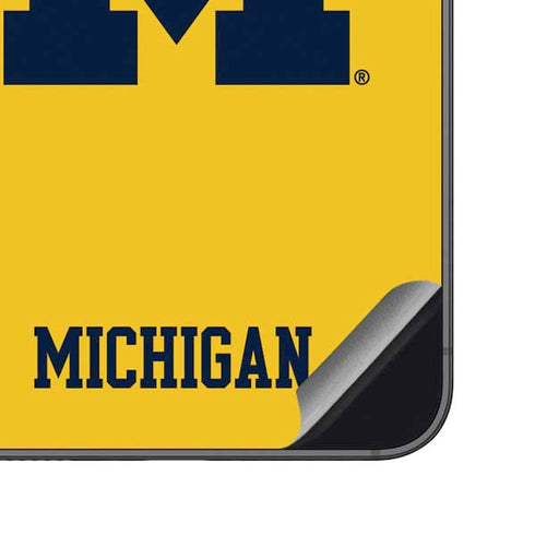 University of Michigan M Logo Yellow Galaxy S23 FE Skin