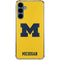 University of Michigan M Logo Yellow Galaxy S24 Clear Case