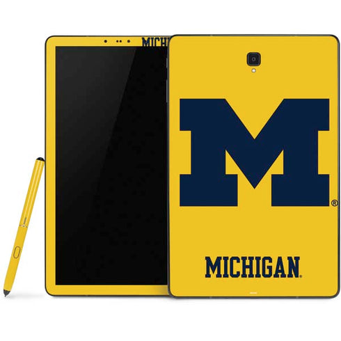 Michigan M Logo Yellow Galaxy Tab S4 (2018) Skin