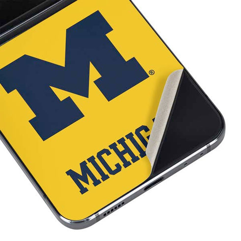 University of Michigan M Logo Yellow Galaxy Z Flip5 5G Skin