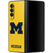 University of Michigan M Logo Yellow Galaxy Z Fold3 5G Skin