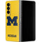 University of Michigan M Logo Yellow Galaxy Z Fold4 5G Skin