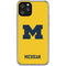 University of Michigan M Logo Yellow iPhone 11 Pro Clear Case