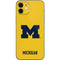 University of Michigan M Logo Yellow iPhone 12 Skin
