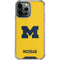 University of Michigan M Logo Yellow iPhone 15 Pro Max Clear Case