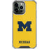University of Michigan M Logo Yellow iPhone 15 Pro Max Clear Case