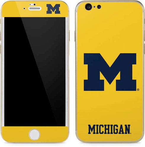 Michigan M Logo Yellow iPhone 6/6s Skin