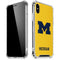 University of Michigan M Logo Yellow iPhone XS Max Clear Case