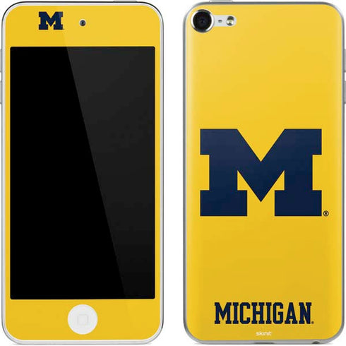 Michigan M Logo Yellow iPod Touch (6th Gen 2015) Skin