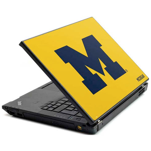 Michigan M Logo Yellow Lenovo T420 Skin