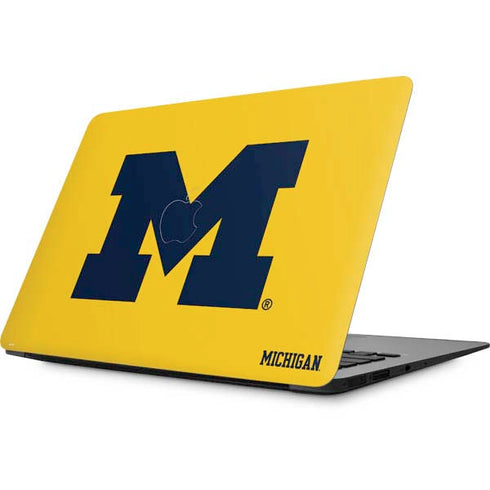 Michigan M Logo Yellow MacBook 12-inch (2015 Retina Display) Skin