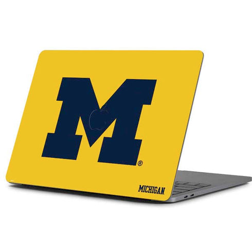 Michigan M Logo Yellow MacBook Pro 13-inch (2016-17) Skin