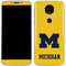 University of Michigan M Logo Yellow Moto E5 Plus Skin