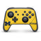Michigan M Logo Yellow Nintendo Switch Pro Controller Skin