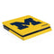 Michigan M Logo Yellow PS4 Slim Skin
