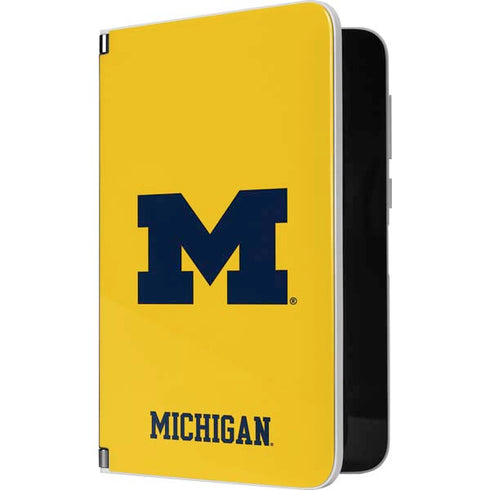University of Michigan M Logo Yellow Surface Duo Skin