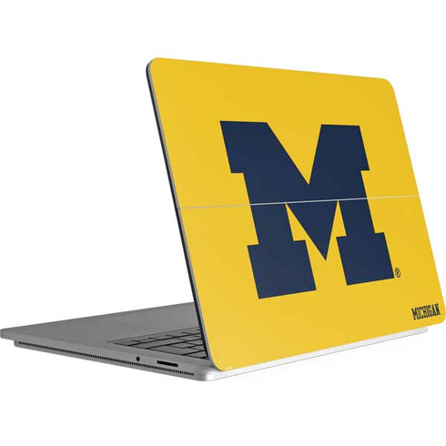 University of Michigan M Logo Yellow Surface Laptop Studio Skin
