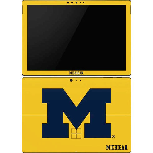 University of Michigan M Logo Yellow Surface Pro 6 Skin