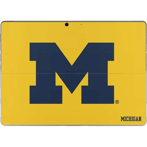 University of Michigan M Logo Yellow Surface Pro 8 Skin