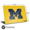 University of Michigan M Logo Yellow Universal Laptop 14in (11.4 x 8.2in) Skin