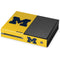 Michigan M Logo Yellow Xbox One Console Skin