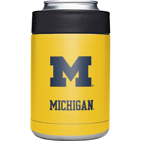 University of Michigan M Logo Yellow Yeti Colster Can Insulator Skin