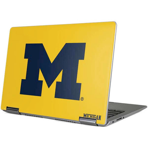 Michigan M Logo Yellow Yoga 710 14in Skin