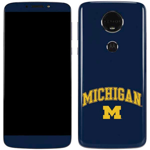 University of Michigan M Logo Moto E5 Plus Skin