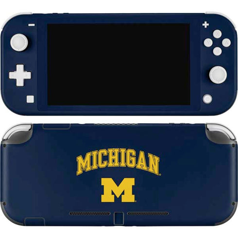 University of Michigan M Logo Nintendo Switch Lite Skin