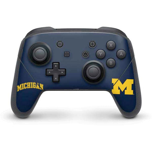 Michigan M Nintendo Switch Pro Controller Skin